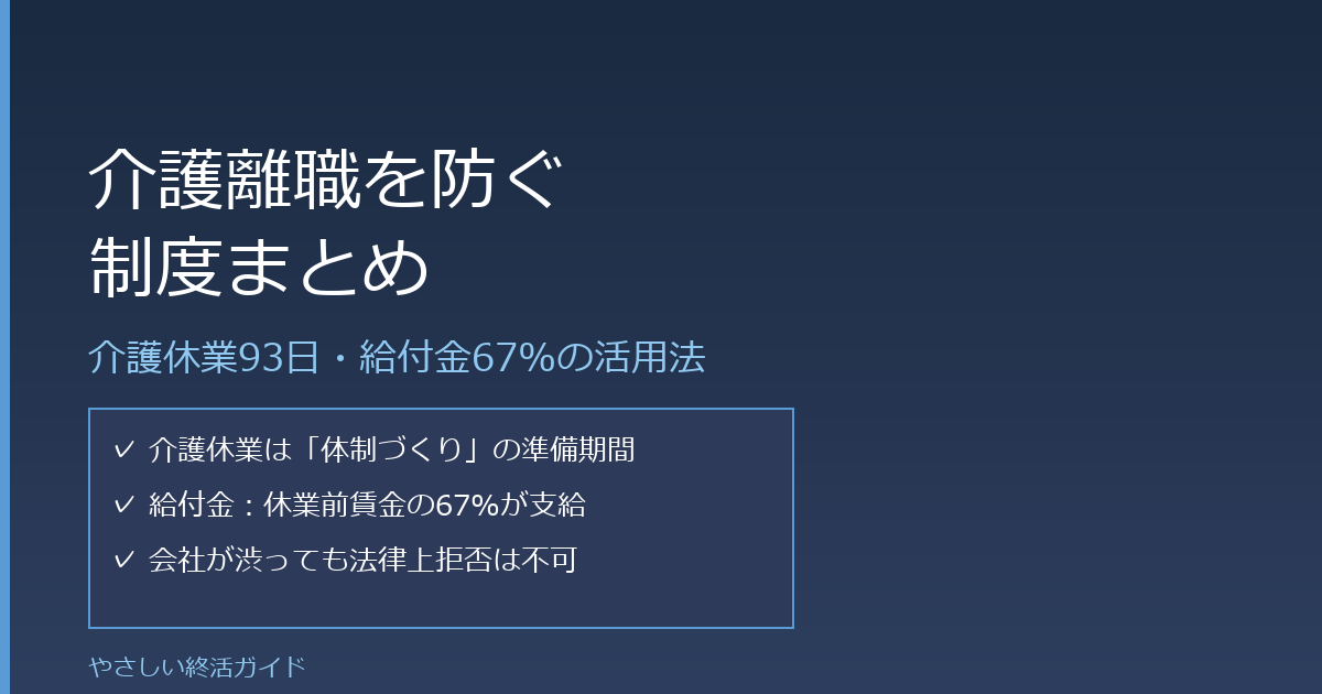 介護離職を防ぐ制度まとめのアイキャッチ画像
